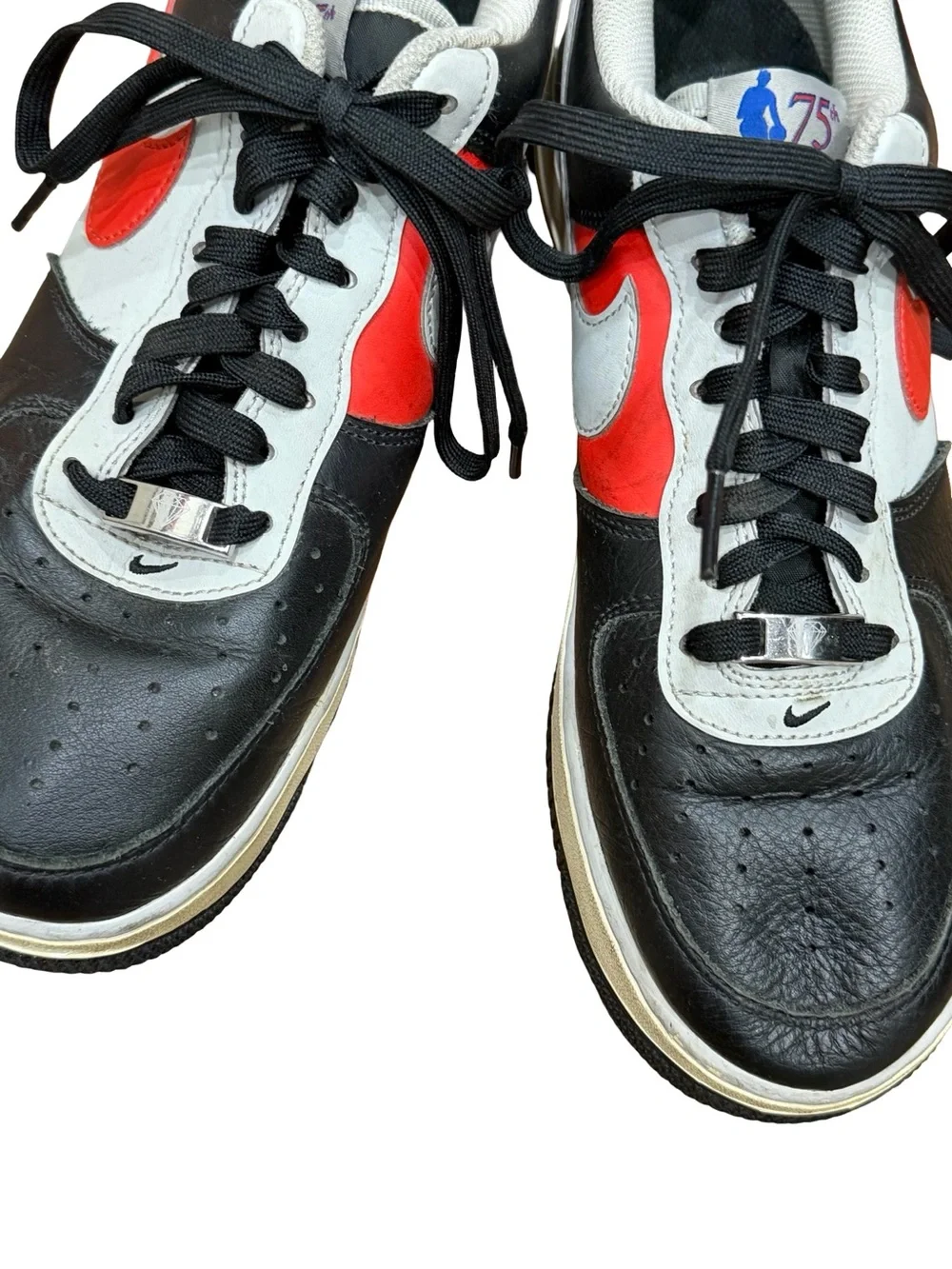 🩶 Nike Air Force 1 ‘07 LV8 NBA 75th Anniversary Trail Blazers Sneakers Men’s 9.5